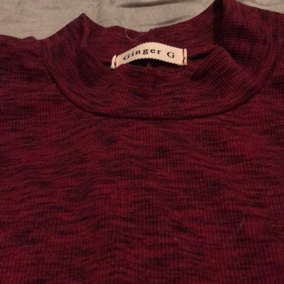 Red/Maroon Sleeveless Dress - Picture 2 of 3